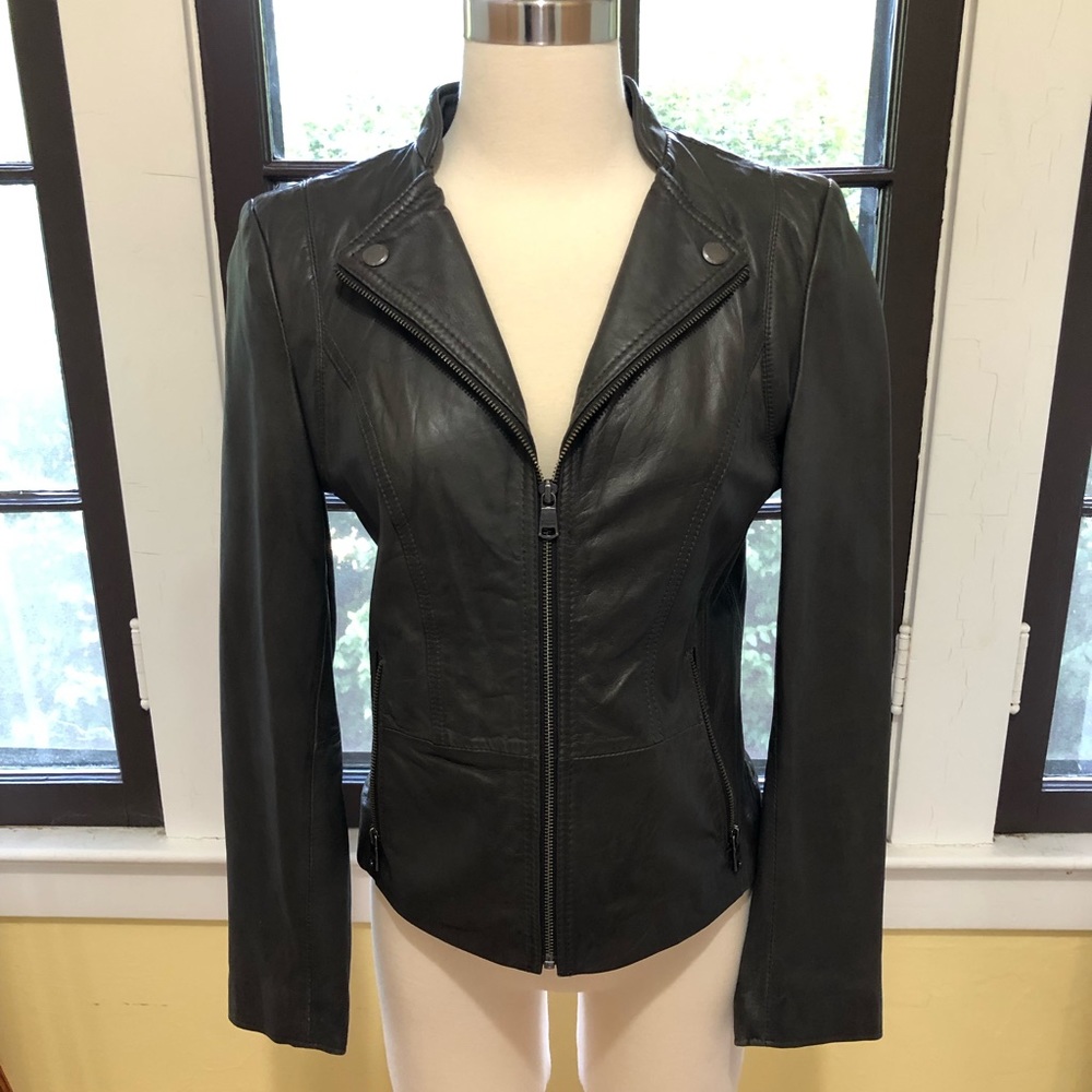 Marc New York - Andrew Marc Leather Biker / Moto Jacket